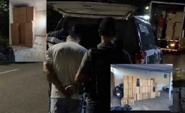 PC estoura bunker clandestino do CV e apreende carga ‘milionária’ de cigarros em Rondonópolis; vídeo