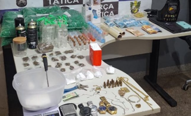 PM acaba com a farra da entrega de drogas em boates e ‘mula’ do CV é preso em Rondonópolis; prejuízo de R$ 300 mil