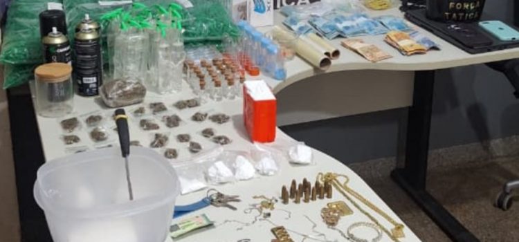 PM acaba com a farra da entrega de drogas em boates e ‘mula’ do CV é preso em Rondonópolis; prejuízo de R$ 300 mil