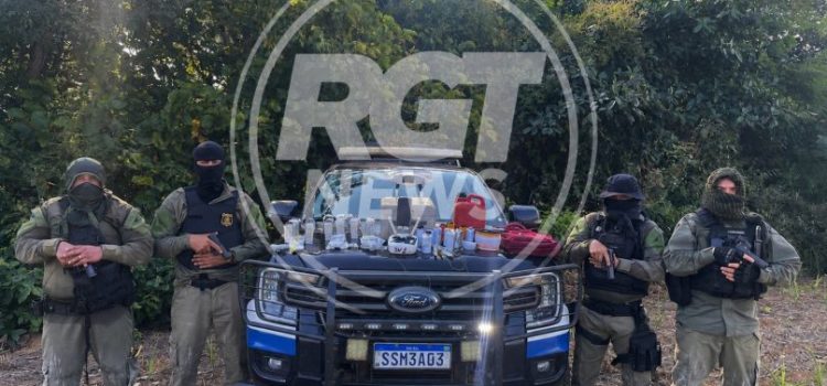 Policiais penais trocam tiros com faccionados do CV e fazem mega apreensão em Rondonópolis; vídeo