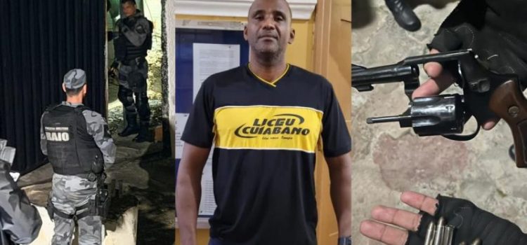 Servidor de escola morre após apontar arma para PM enquanto mantinha enteada refém em MT; imagens