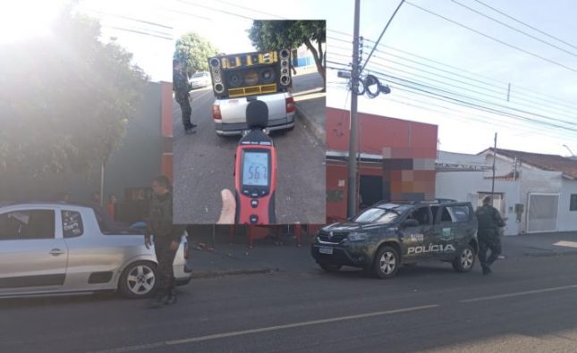 Som infernal em bar: dono de ‘paredão’ acaba preso após denúncia e medição estourar limite em Rondonópolis