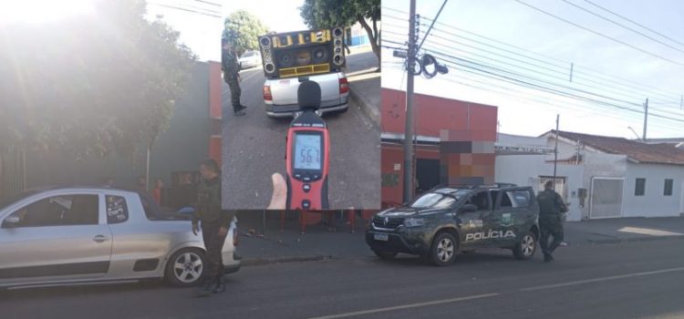 Som infernal em bar: dono de ‘paredão’ acaba preso após denúncia e medição estourar limite em Rondonópolis