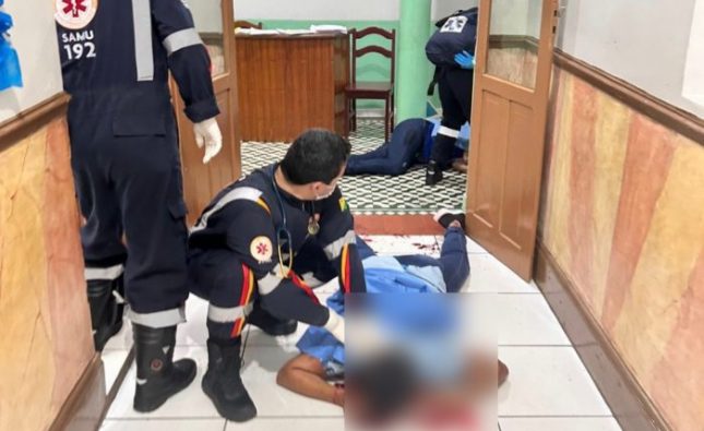 Vídeo fortíssimo mostra vítimas baleadas após aluno de 13 anos invadir escola e matar duas servidoras
