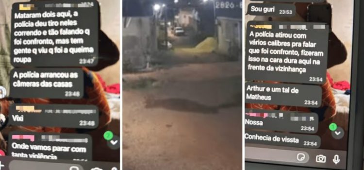 Vídeo mostra PM abordando carro de dupla morta em ‘confronto’ e policial tampando câmera com lanterna em MT
