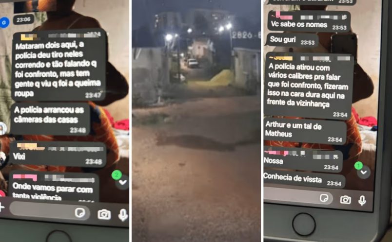 Vídeo mostra PM abordando carro de dupla morta em ‘confronto’ e policial tampando câmera com lanterna em MT