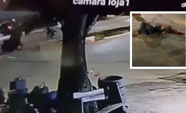 Vídeo mostra homem sendo atropelado várias vezes até a morte em MT