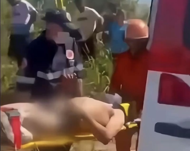 Vídeo mostra resgate de jovem encontrado após 3 dias preso em picape perto de Rondonópolis