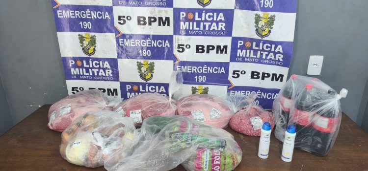 ‘Malandro’ troca etiquetas para levar carnes nobres e acaba preso em supermercado de Rondonópolis