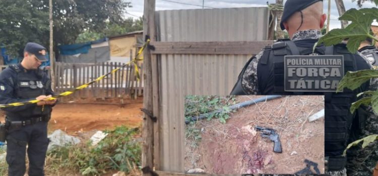 Faccionado reage a abordagem e morre em confronto armado com a Força Tática; veja imagens