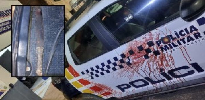 Homem espanca namorada, esfaqueia militar e acaba morto em confronto com a PM em MT