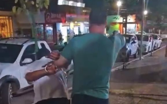 Homem que atacava e assediava mulheres durante corridas é preso em Rondonópolis; vídeo mostra prisão