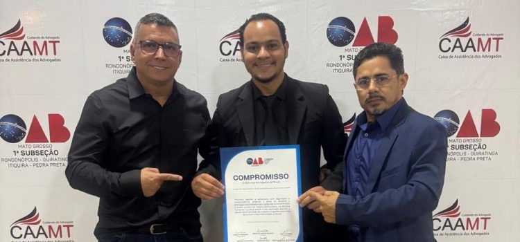 Jovem paraense vence a distância e conquista espaço na advocacia pública em Rondonópolis