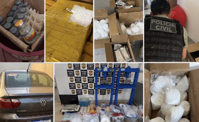 Laboratório do CV comandado por ‘Vovózona’ é estourado pela Polícia Civil em Rondonópolis; imagens