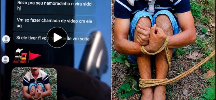 Membros do CV sequestram jovem e enviam fotos da vítima amarrada para familiares em MT; veja tudo