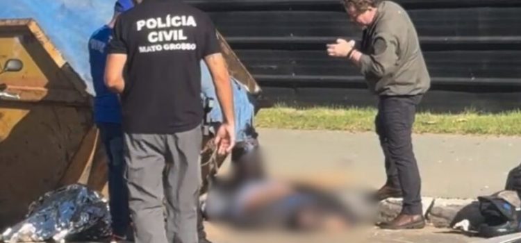 Motociclista morre ao colidir contra caçamba e acidente intriga autoridades em MT; vídeo