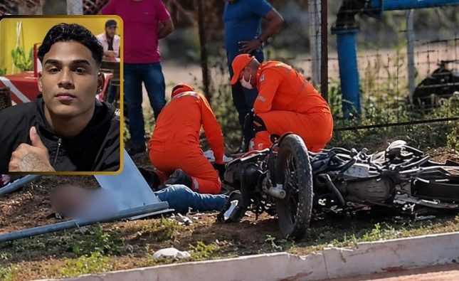 Motociclista se envolve em gravíssimo acidente com carro e morre no Hospital Regional; imagens fortes