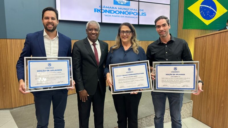 Secretários municipais são homenageados na Câmara de Vereadores