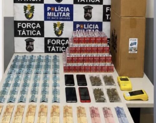 Suspeita de feminicídio leva PM a tabacaria e expõe esquema de cigarros piratas em Rondonópolis