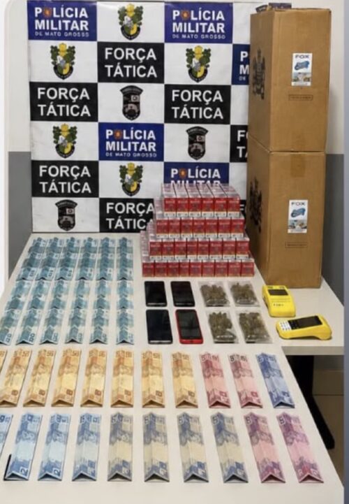 Suspeita de feminicídio leva PM a tabacaria e expõe esquema de cigarros piratas em Rondonópolis