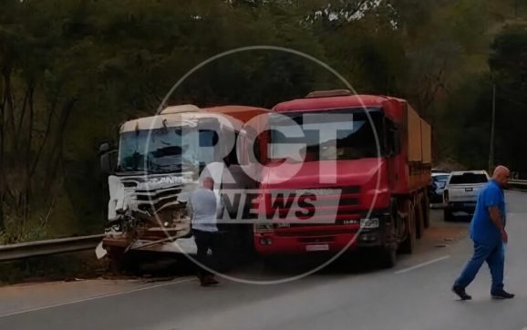 Ultrapassagem maluca quase termina em tragédia e provoca engavetamento na Serra da Petrovina; vídeo