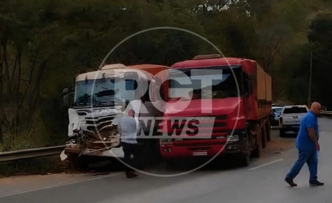 Ultrapassagem maluca quase termina em tragédia e provoca engavetamento na Serra da Petrovina; vídeo