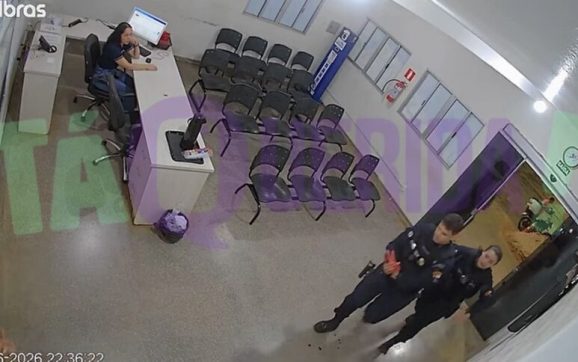 Vídeo mostra PM chegando à UPA com parte dos dedos decepados após ataque de lunático morto em confronto