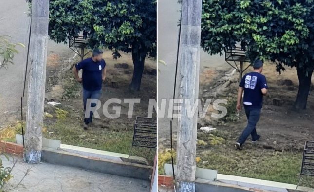 Vídeo mostra motociclista abandonando filhote de cachorro em bairro de Rondonópolis