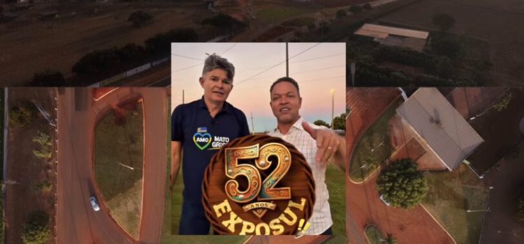 Ao lado de Medeiros, Cláudio põe a mão na massa e prepara Rondonópolis para a maior Exposul da história; vídeo