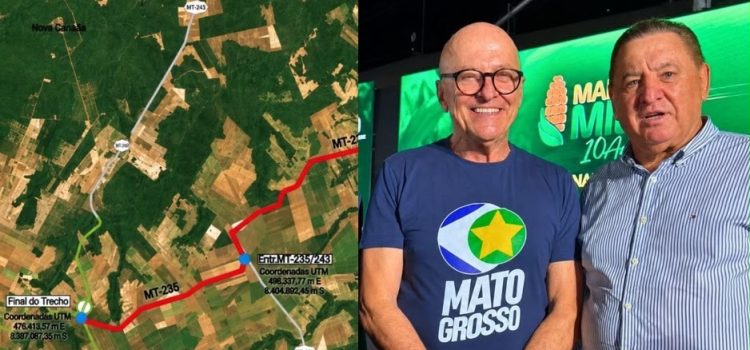 Após três anos de trabalho liderado por Nininho, Pivetta anuncia licitação da pavimentação da MT-235 em São José do Rio Claro