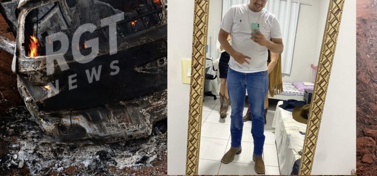 Corpo carbonizado encontrado em veículo pode ser de motorista de aplicativo em Rondonópolis