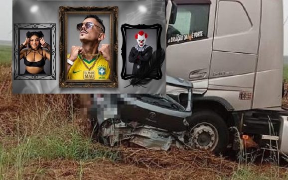 DJ de Rondonópolis e outros dois artistas morrem em gravíssimo acidente; imagens