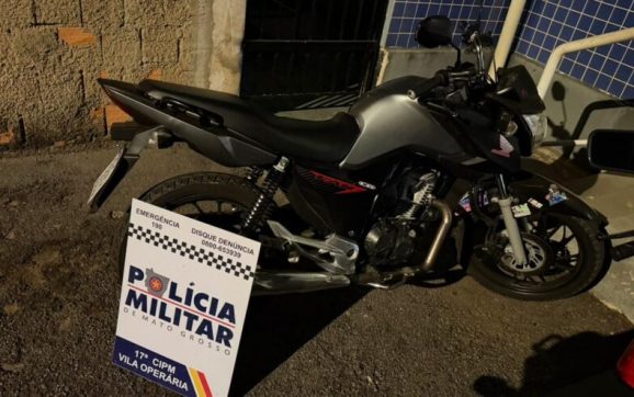 Durante fuga alucinada, motociclista anda na contramão e termina preso em Rondonópolis; vídeo