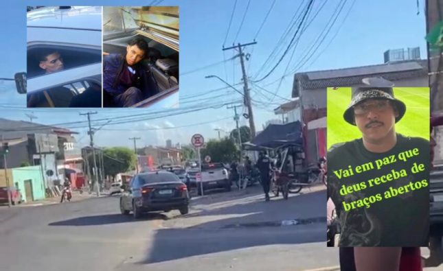 Entregador é morto com tiro no peito por assaltantes ao reagir a roubo de moto em MT; vídeo