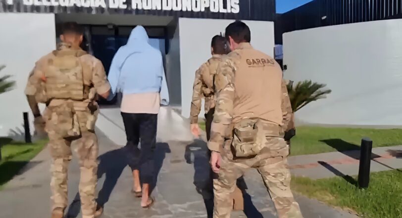 Faccionado envolvido na morte de mãe e filho acaba preso em Rondonópolis; vídeo mostra prisão