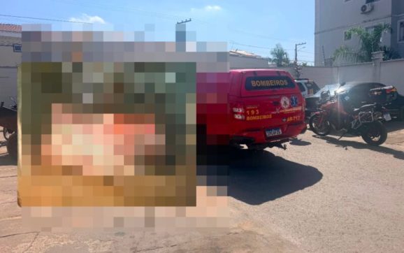 Feto é encontrado dentro de caixa de papelão em lixo de condomínio de MT; imagens fortes