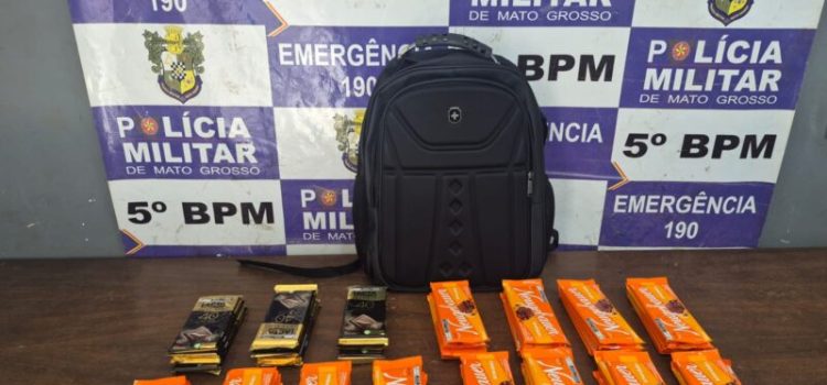 Funcionária corre atrás de ‘viciado’ em chocolate, populares fazem cerco e pegam ladrão em Rondonópolis