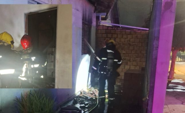 Homem coloca fogo na própria casa após crise de ciúmes durante ‘festa’ em Rondonópolis; veja imagens