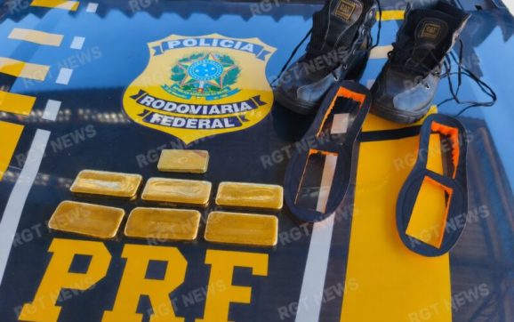 Homem é flagrado com aproximadamente R$ 2,3milhões em ouro dentro de ônibus em Rondonópolis; vídeo