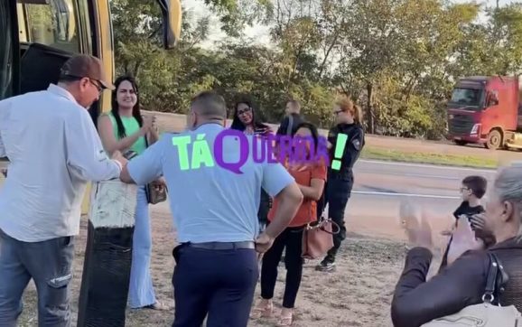 Motorista evita tragédia após ônibus perder os freios durante viagem entre Rondonópolis e Cuiabá; vídeo mostra passageiros aplaudindo