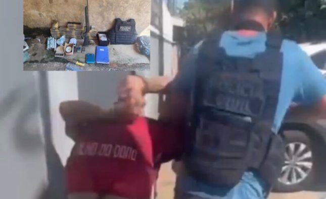 PC estoura paiol do CV que abasteceria homicídios e prende suspeito em Rondonópolis; vídeo