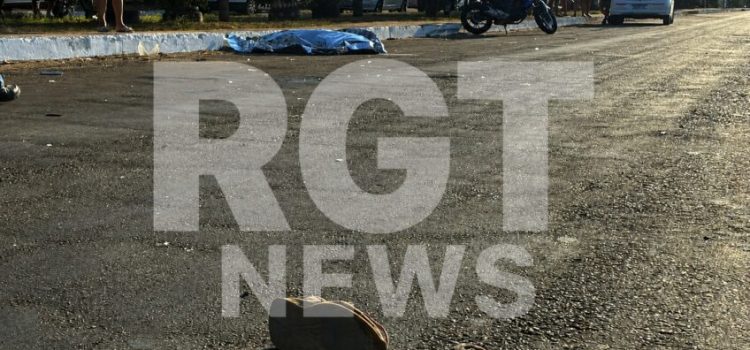 Vídeo mostra idosa morta na rua após atropelamento em MT; motorista fugiu