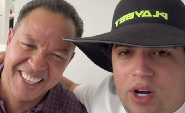 Ao lado do prefeito Cláudio Ferreira, Natanzinho convida população para o show desta quarta-feira na Exposul