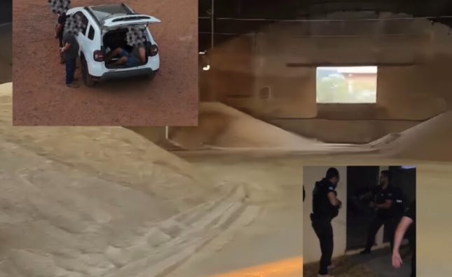 Bandidos que aterrorizavam motoristas e roubaram 197 toneladas de soja são presos em Rondonópolis e Pva; ASSISTA