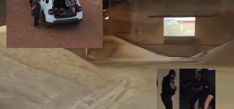 Bandidos que aterrorizavam motoristas e roubaram 197 toneladas de soja são presos em Rondonópolis e Pva; ASSISTA
