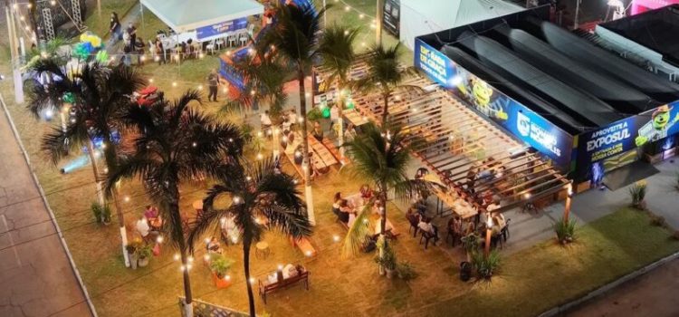 Estande da Prefeitura oferece espaço gratuito de lazer e alimentação durante a 52ª Exposul