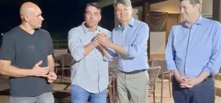 Flávio Bolsonaro anuncia Odílio Balbinotti Filho como coordenador de sua campanha em MT e reforça apoio a Zé Medeiros ao Senado