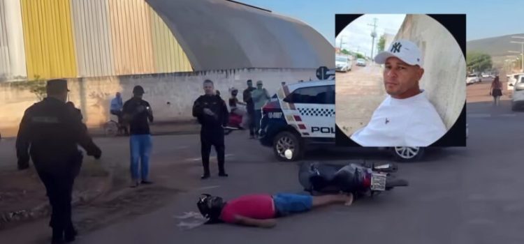Homem é executado a tiros em plena luz do dia enquanto levava o filho para a escola em MT; vídeo