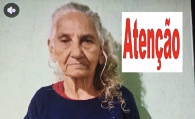 Idosa de 89 anos diagnosticada com demência desaparece em Rondonópolis; família pede ajuda