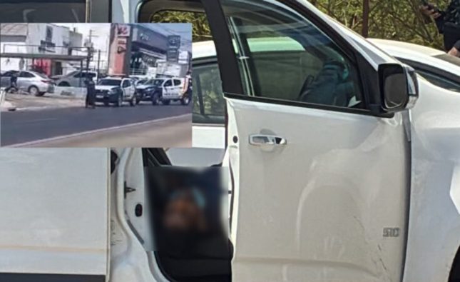 Imagens mostram troca de tiros e ladrão morto após tentativa de roubo a empresa em MT; assista